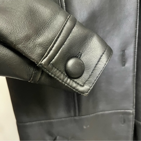 Vintage Vegan Leather Jacket - Picture 4 of 6
